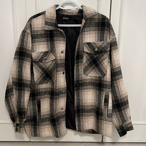 Plaid shacket